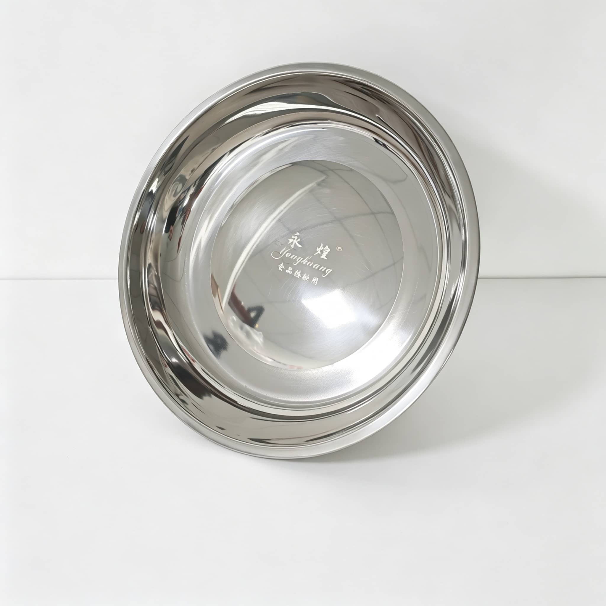 Round Stainless Steel Plates, 16–30 cm