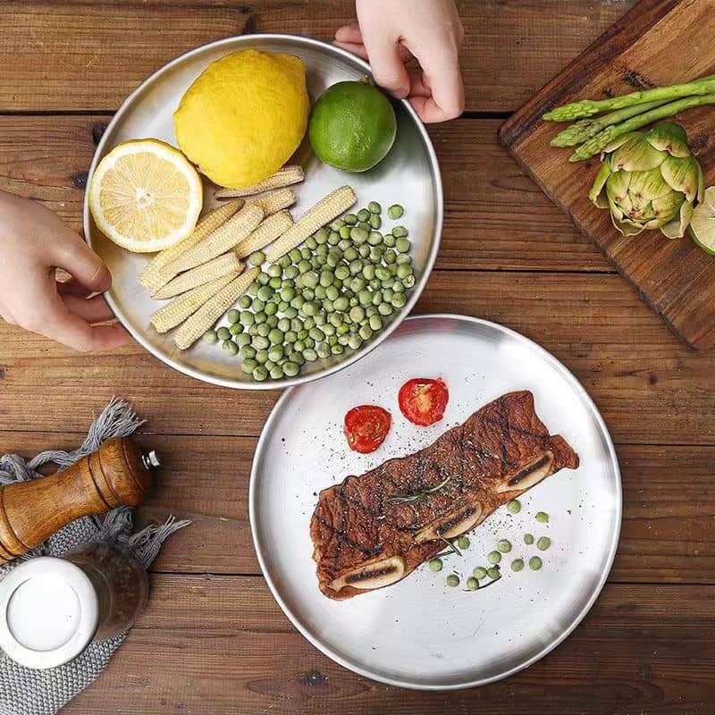 Korean Stainless Steel BBQ Plate