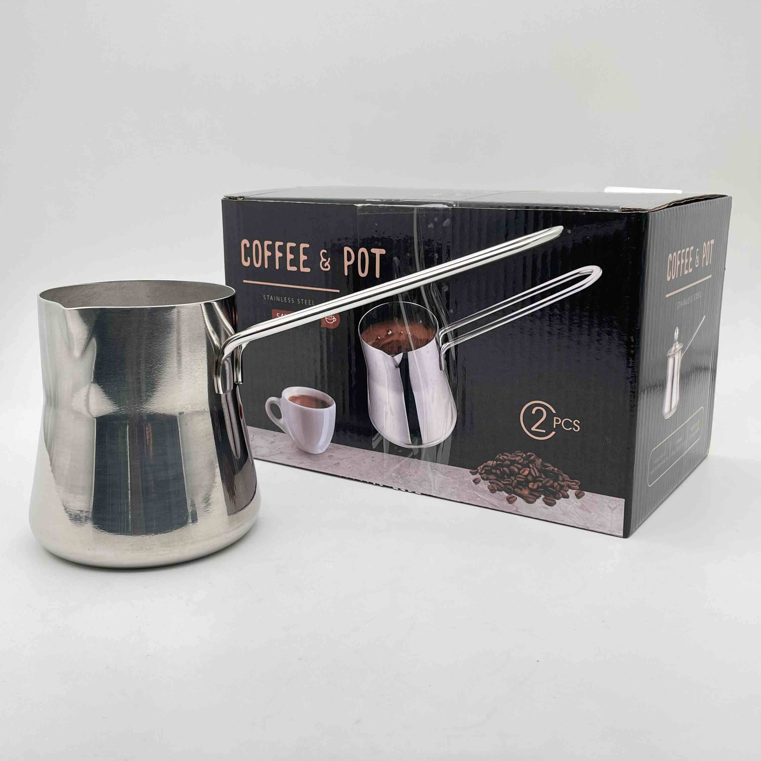 Stainless steel milk pitcher