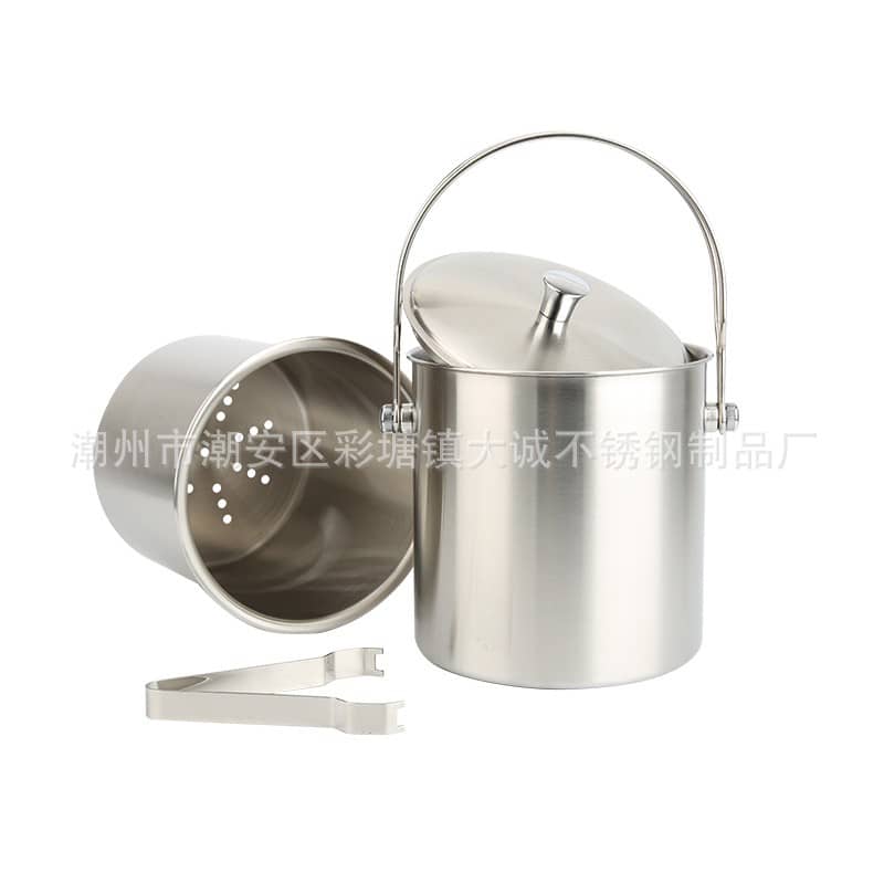 Korean Style Stainless Steel Ice Bucket