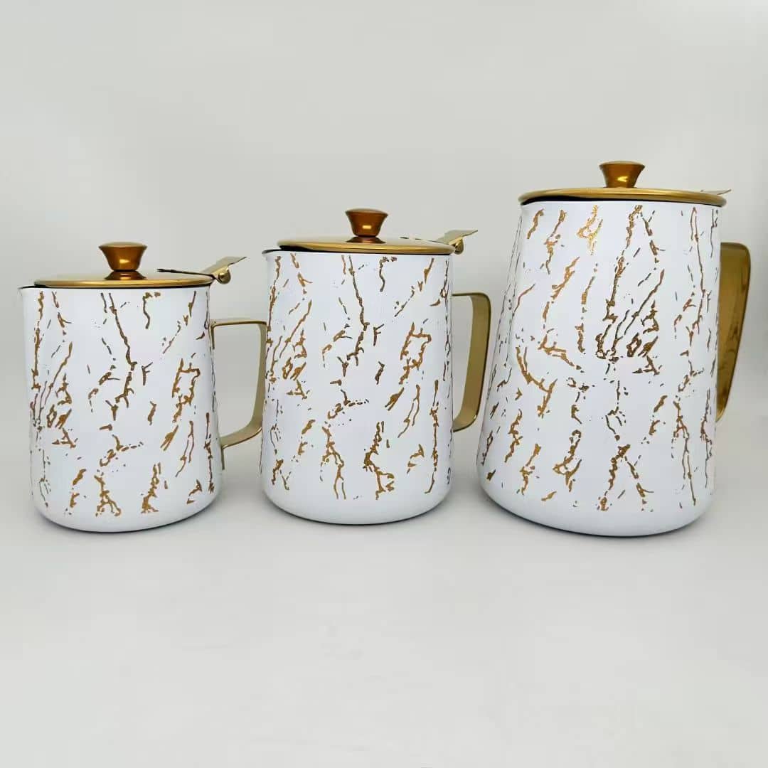 Stainless steel latte art pitcher