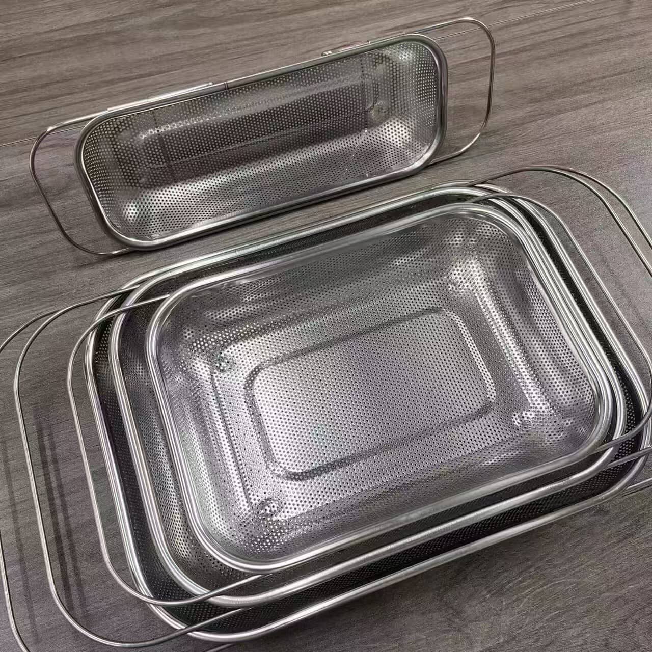 Expandable Fine Hole Drain Basket