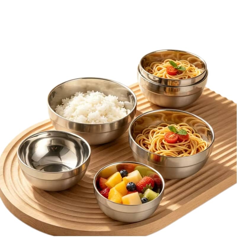 Stainless steel platinum bowl