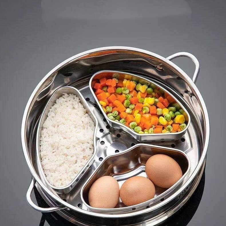 Fan-shaped Stainless Steel Food Storage Container