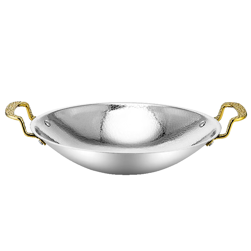 Round-Bottom Stainless Steel Dry Pot