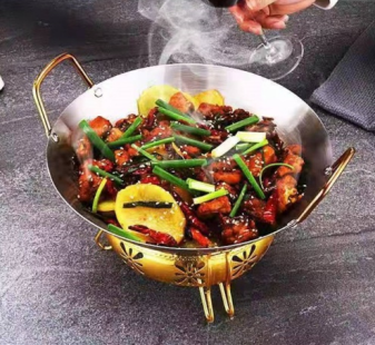 Commercial Stainless Steel Dry Pot