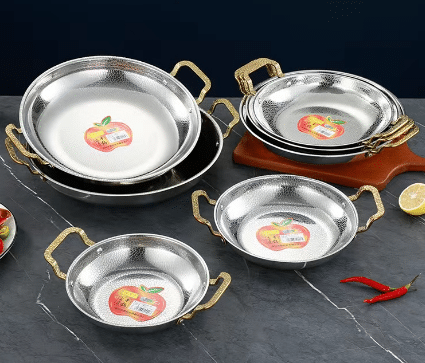 Mini Commercial Stainless Steel Dry Pot
