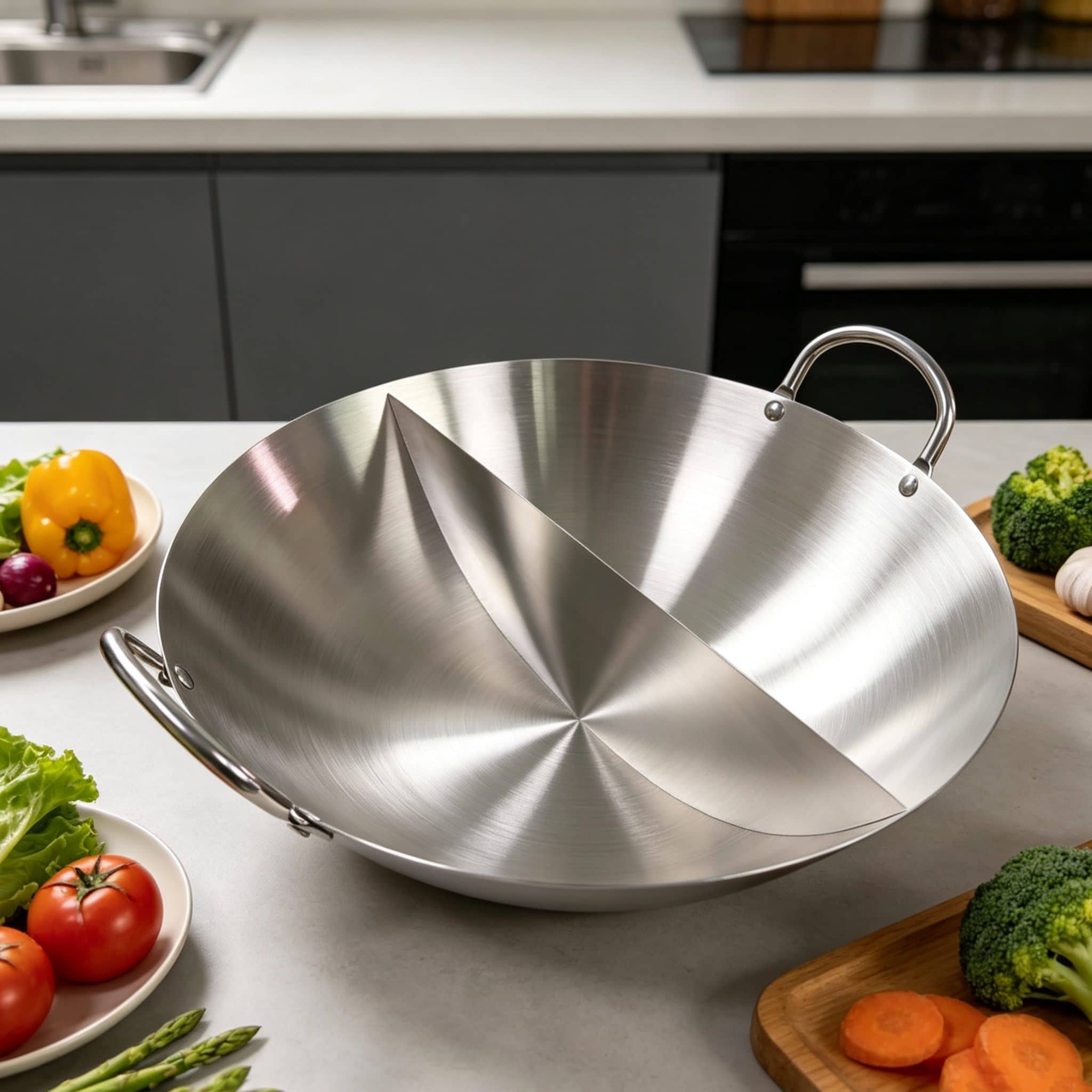Commercial Round Bottom Double Flavor Hot Pot