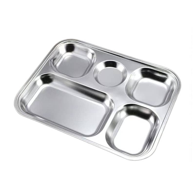 Chinese style divided food trays